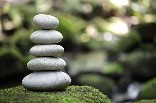 stacked rocks - LR